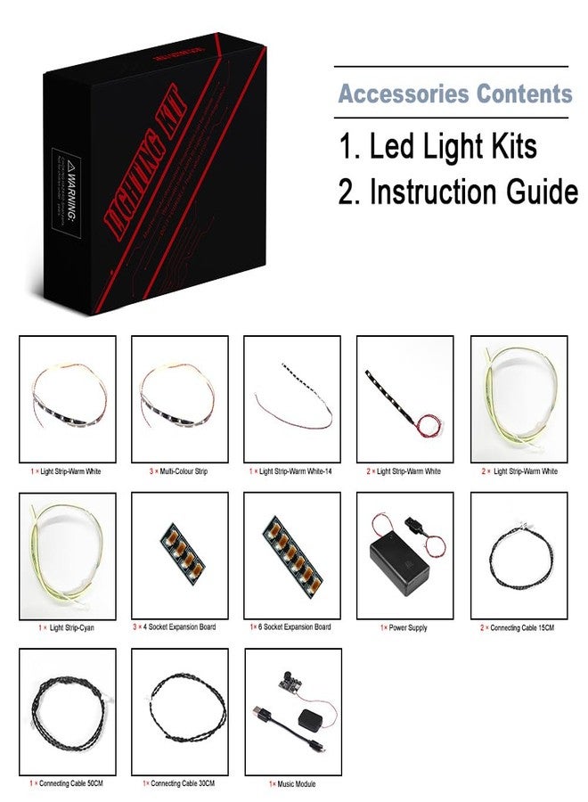 BrickBling LED Light Kit Only, Compatible with Lego 10323 PAC-Man Arcade, Music Version Lighting, Great Gift for Adults-Not Come with Model - Image 2